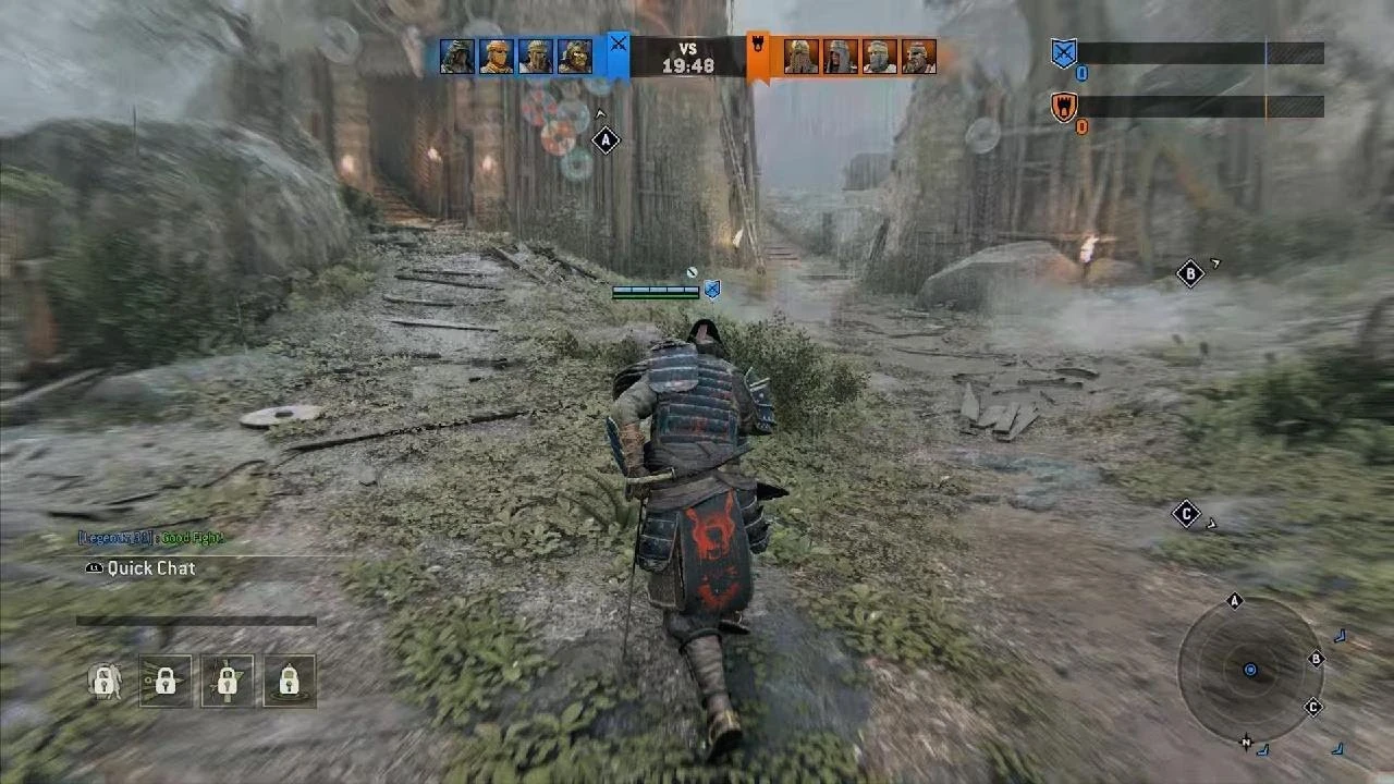 Орочи очень быстро убил своего врага