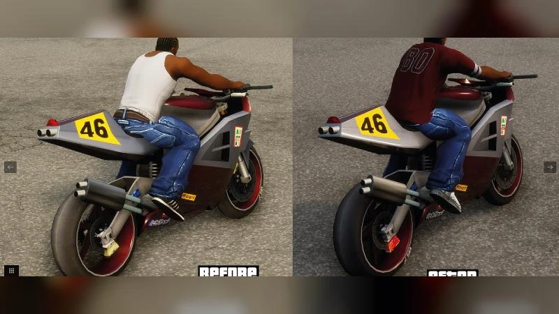 Grand Theft Auto: The Trilogy (San Andreas) "Качественные текстуры для NRG500"