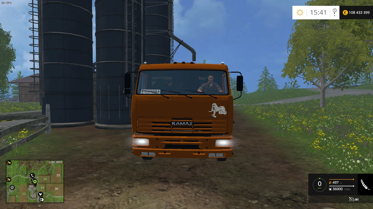 Farming Simulator 15 "Камаз 53212 и Пронар Т 680 v 1.0"