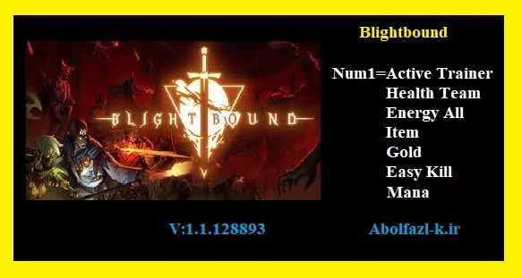 Blightbound: Трейнер/Trainer (+6) [1.1.128893] {Abolfazl.k}
