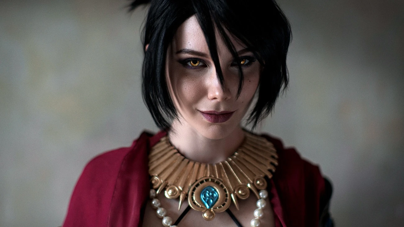 Косплей Морриган из Dragon Age: Inquisition