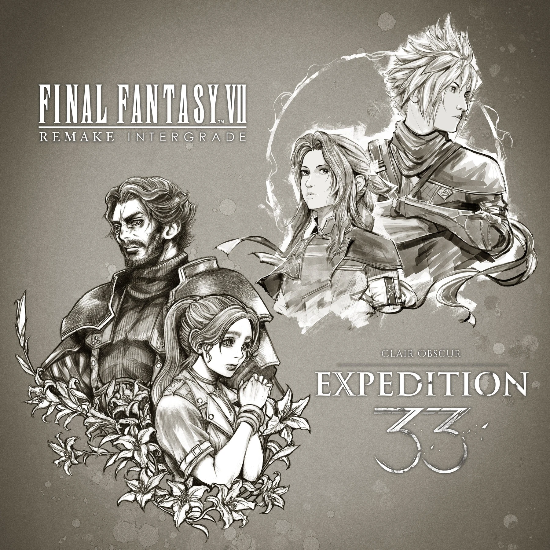 Разработчики Clair Obscur и Final Fantasy 7 Remake представили совместный арт