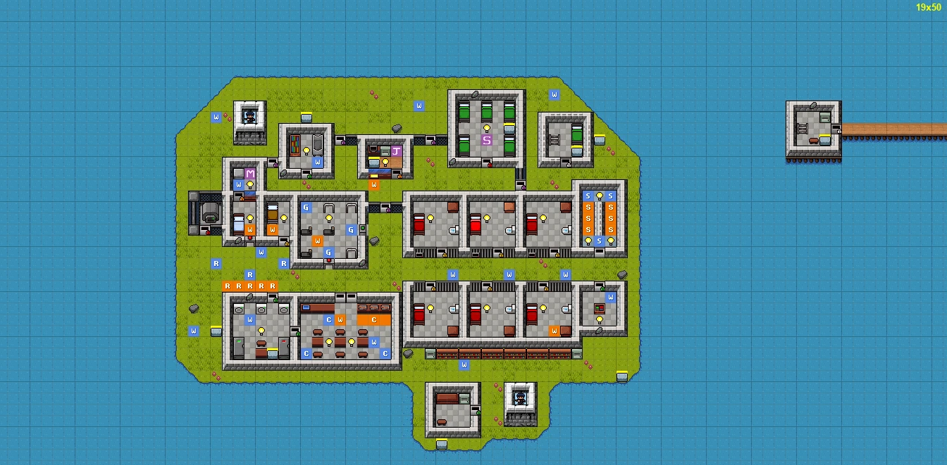 The Escapists "Карта - Побег с острова"