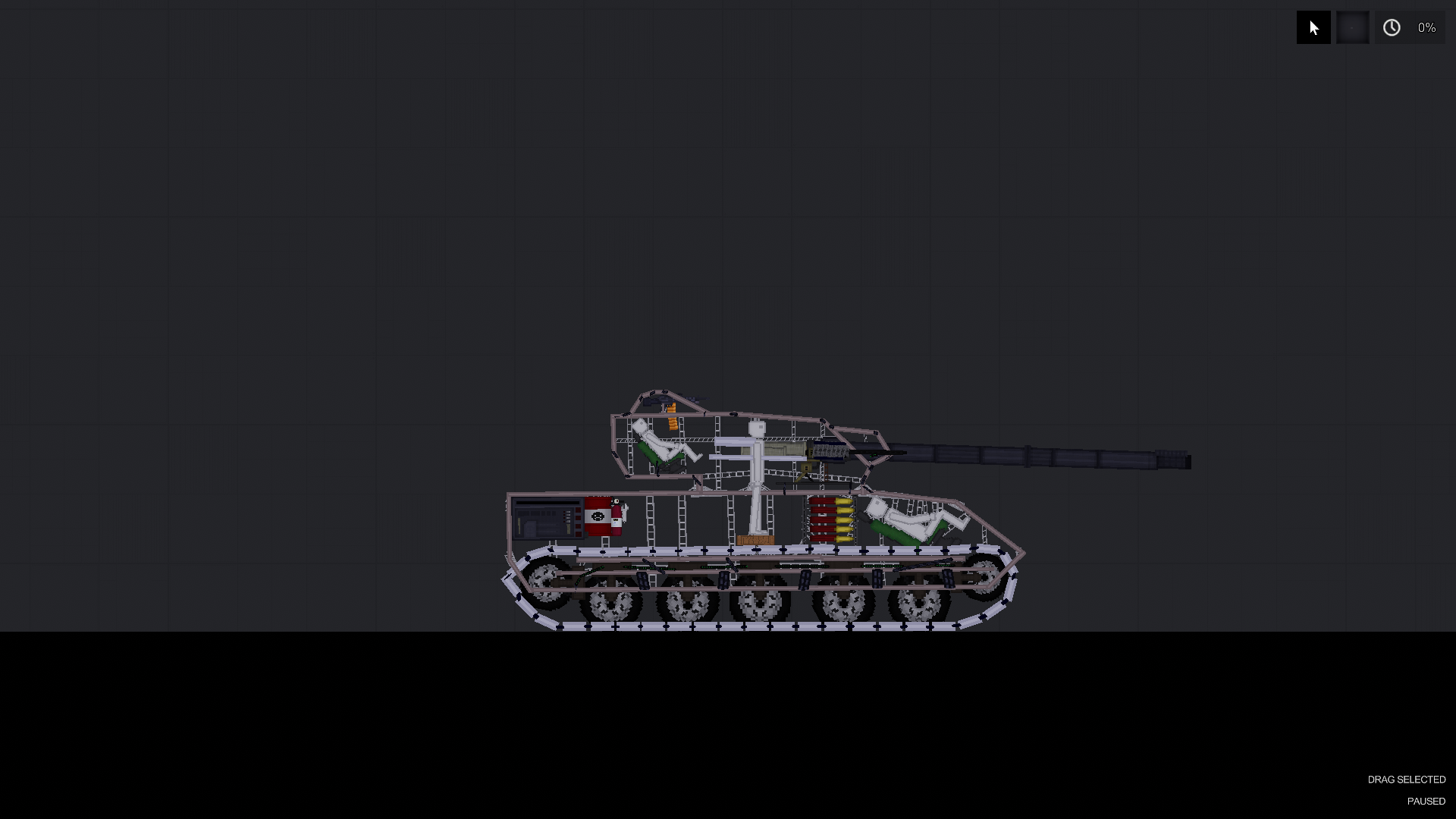 People Playground "Британский Тяжёлый Танк Super Conqueror для 1.21.3+"