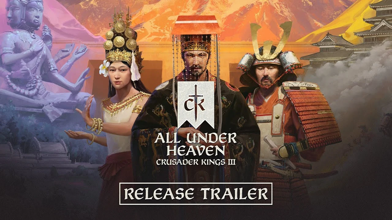 Для стратегии Crusader Kings 3 вышло крупное дополнение All Under Heaven