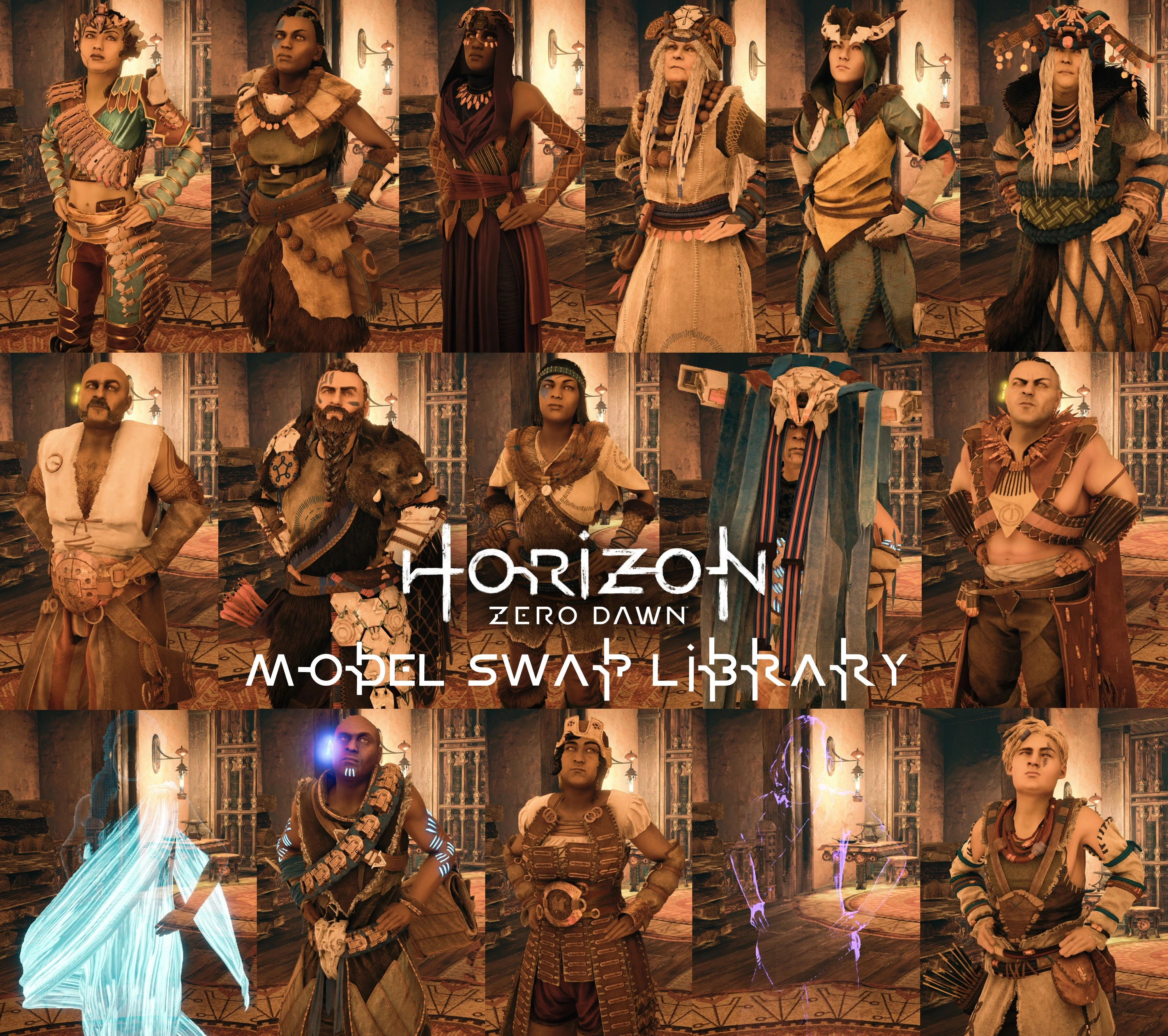 Horizon: Zero Dawn "Смена моделей персонажей"