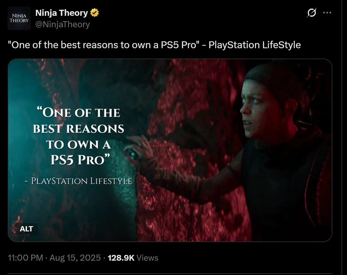 Поклонникам кажется ироничным, что Senua's Saga: Hellblade 2 для Xbox является веской причиной для покупки PS5 Pro