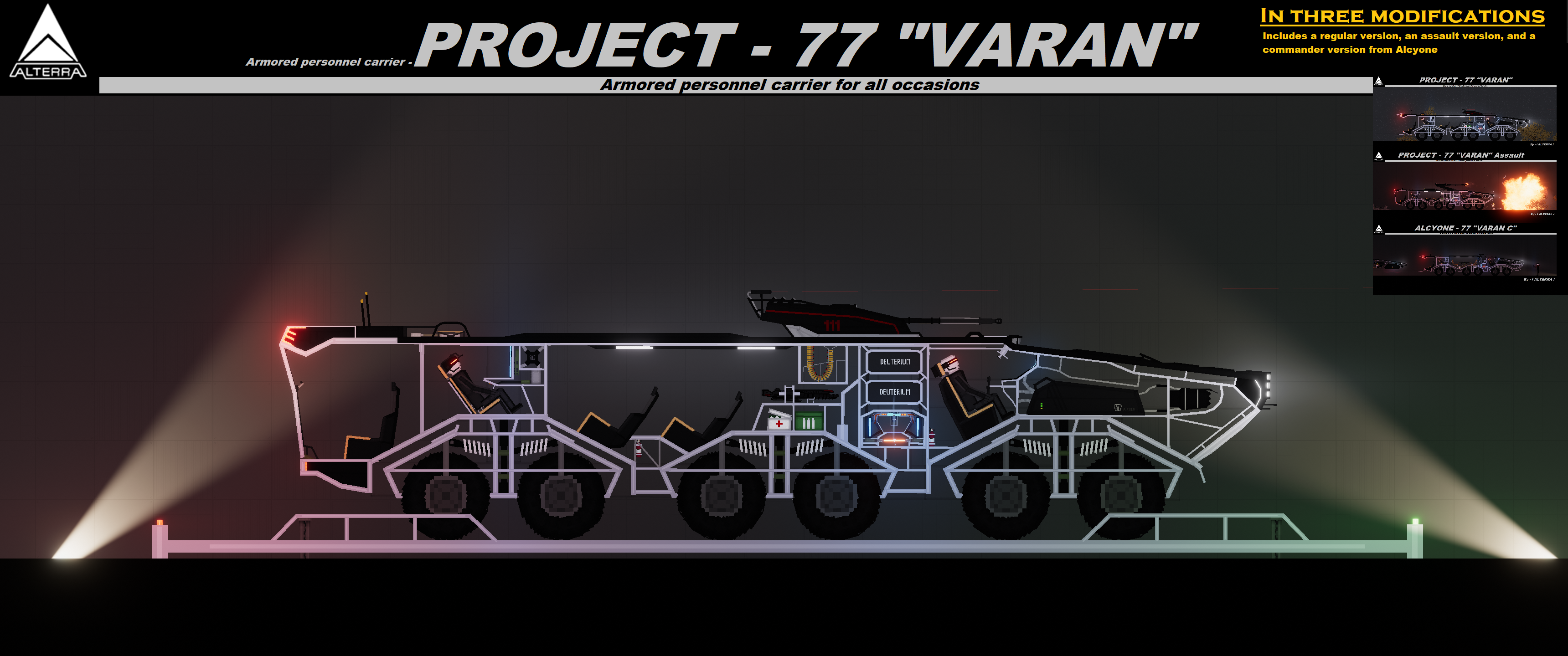 People Playground "Бронетранспортёр проекта 77 - "VARAN" " [1.27.5+] {l ALTERRA l}