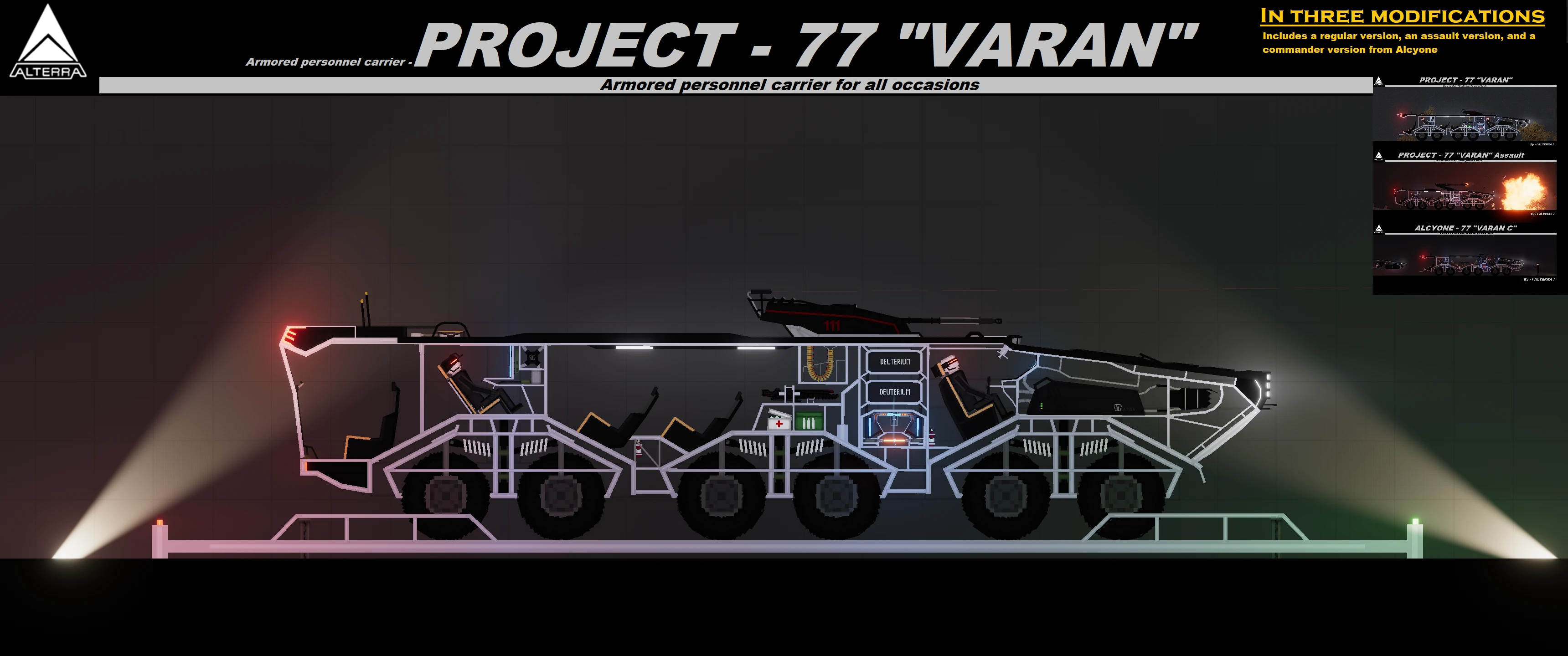 People Playground "Бронетранспортёр проекта 77 - "VARAN" " [1.27.5+] {l ALTERRA l}