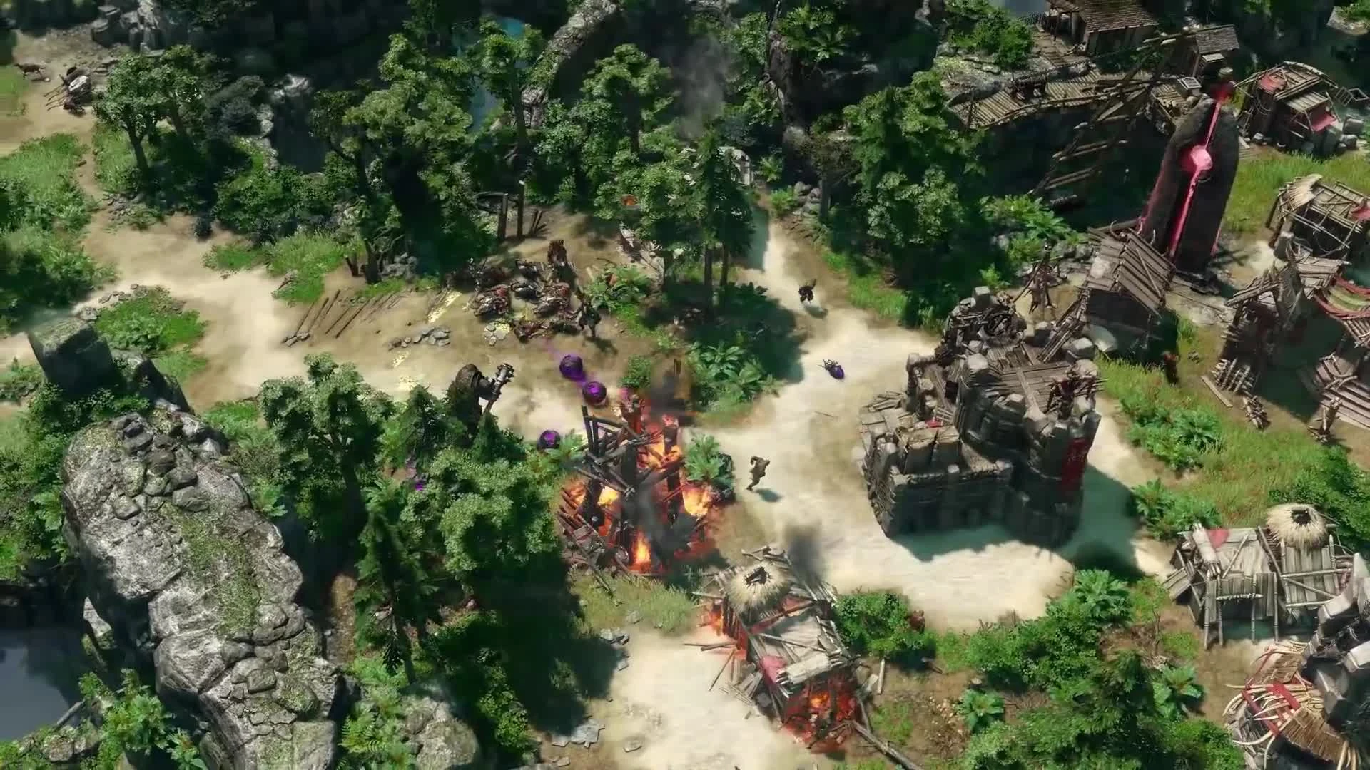 SpellForce 3: Soul Harvest - в геймплейном трейлере раса темных эльфов унижает людей