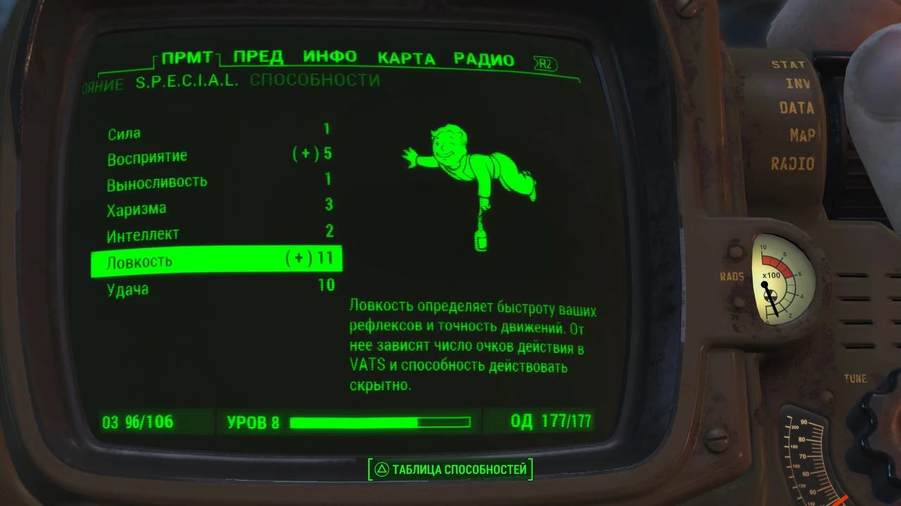 Как работает система перков S.P.E.C.I.A.L. в Fallout 4: лучшие навыки для вашего билда