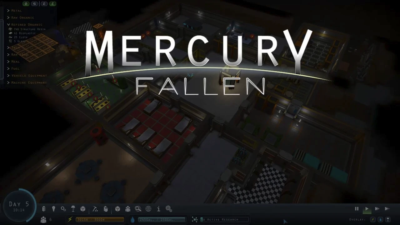 Научно-фантастическая игра по управлению колонией Mercury Fallen выходит из раннего доступа 22 августа