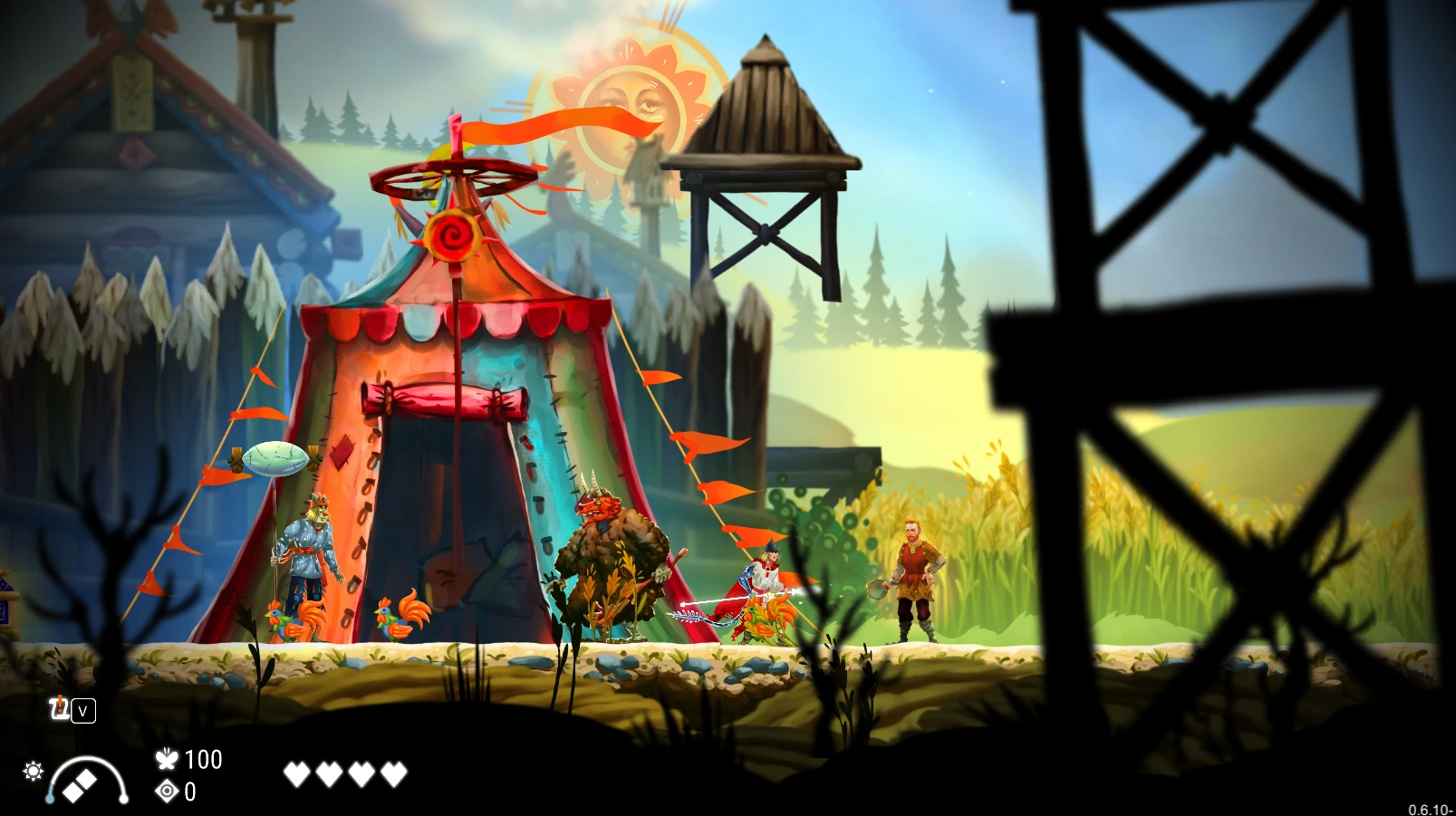 В игре Slavania можно встретить Евгения Чебаткова