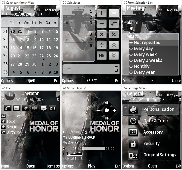 Medal of Honor "Тема для Nokia S60 3rd"
