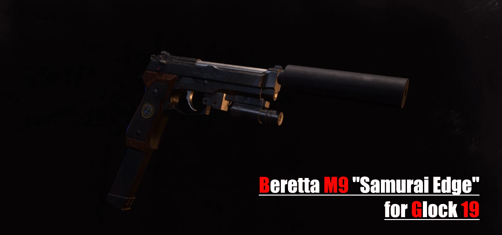 Resident Evil 3 "Пистолет - Beretta M9 Samurai Edge"