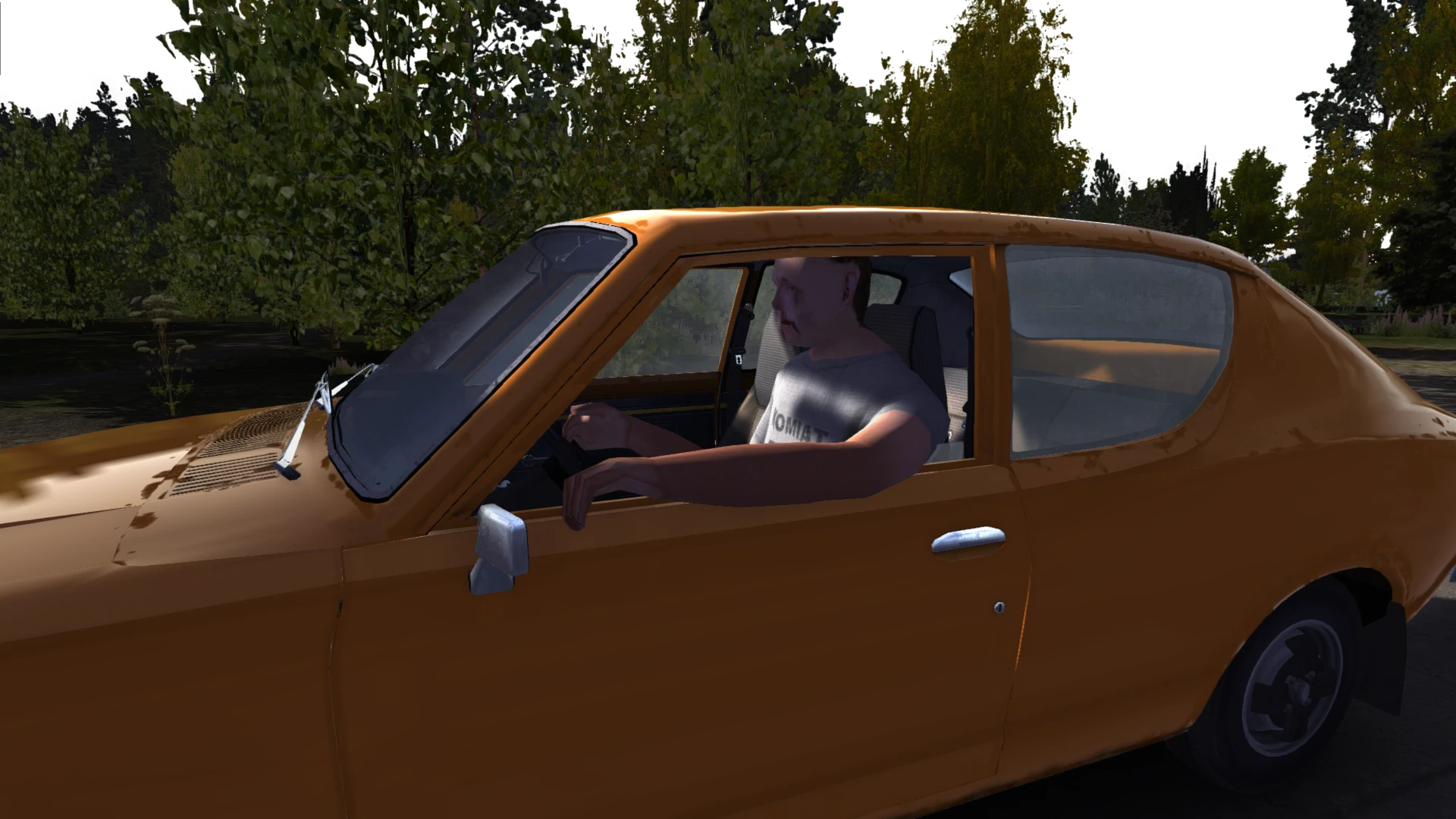 My Summer Car "Человек в машине - руки на руле"