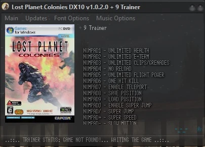 Lost Planet: Extreme Condition - Colonies: Трейнер/Trainer (+9) [1.0.2.0 - DX10] {h4x0r}
