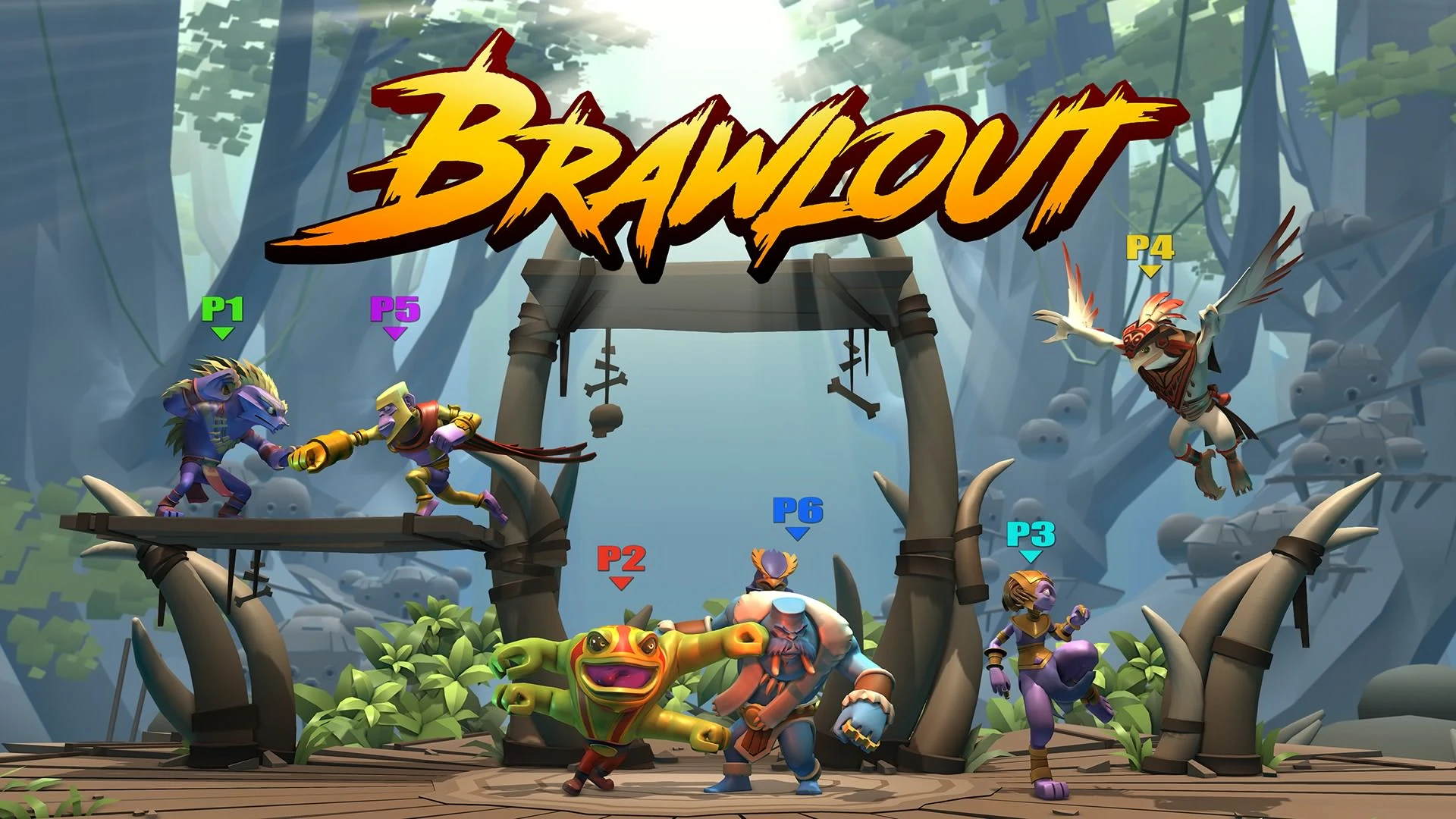 Новый арена-файтинг Brawlout выходит на PS4, Xbox One и PC в 2017 году
