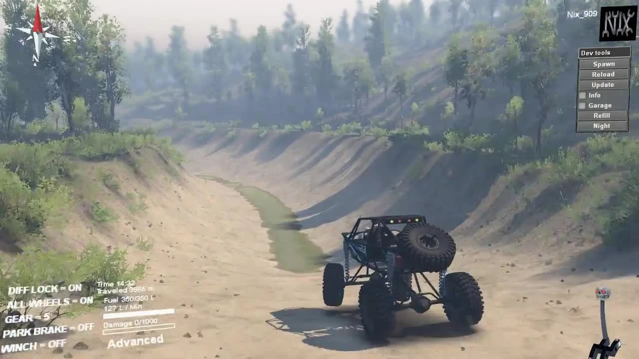 Spintires Мод Nix Mantis Ultra 4