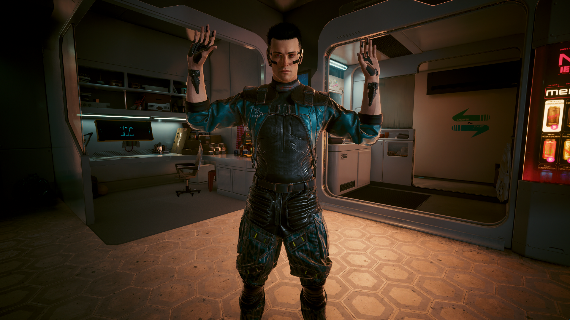 Cyberpunk 2077 "Сохранение - Начало, Дитя улиц, карта зачищена, задания не пройдены" [2.31]