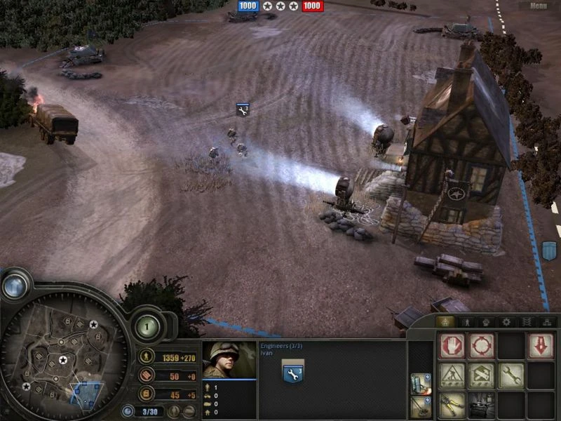 Company of Heroes: Opposing Fronts "Карта - Sunset in Normandy"