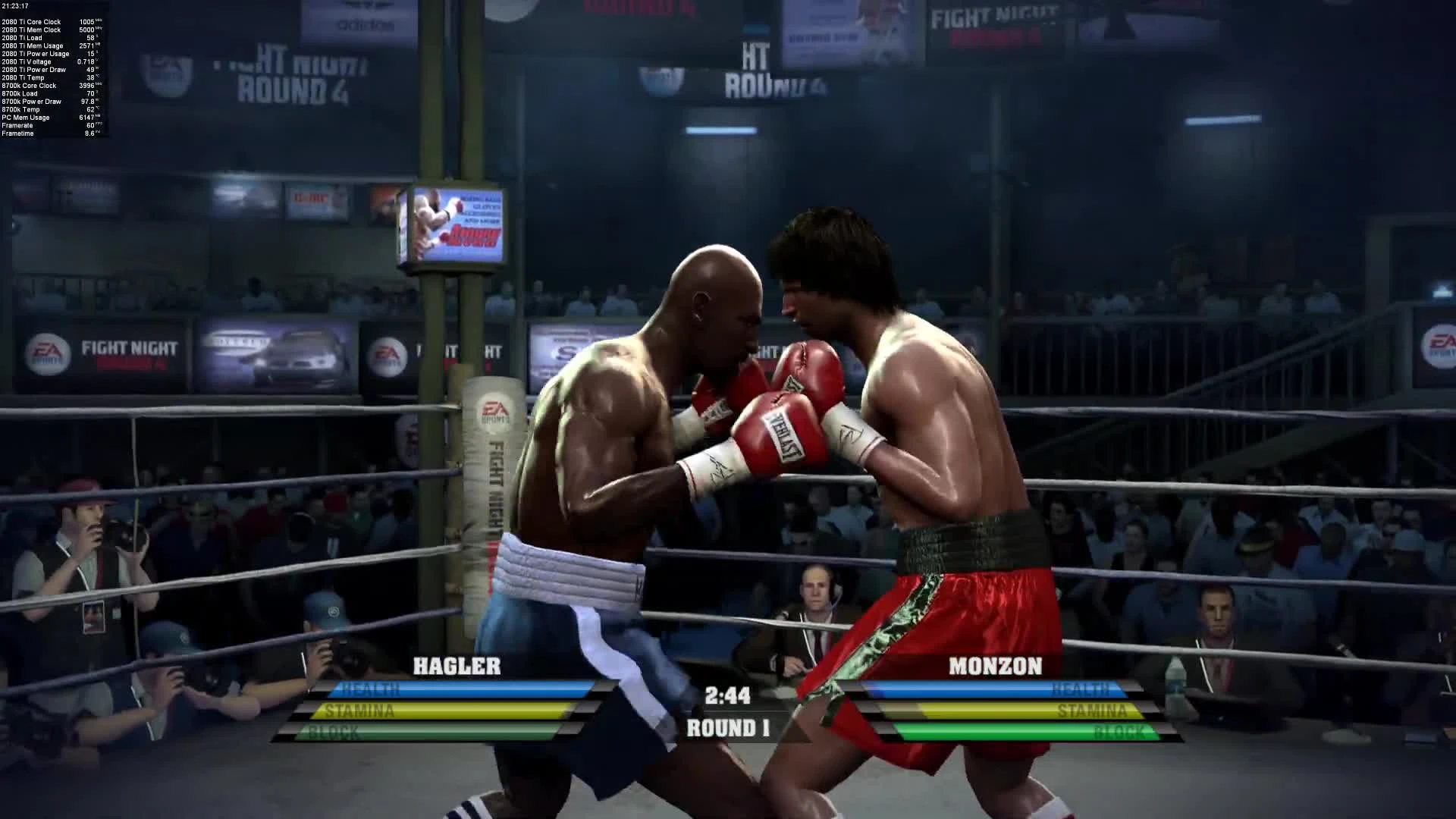 Fight Night Round 4 - тест игры на эмуляторе PS3 в 4K