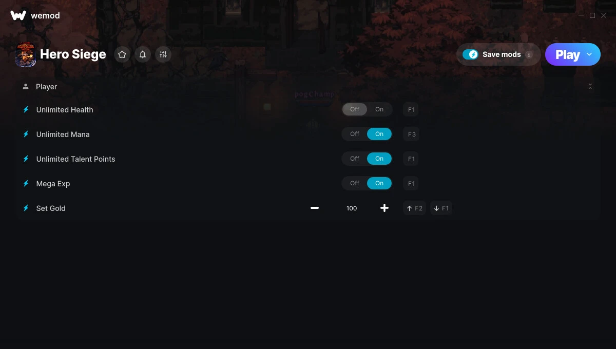 Hero Siege "Трейнер +6" [UPD: 07.04.2025] {MrAntiFun / WeMod}