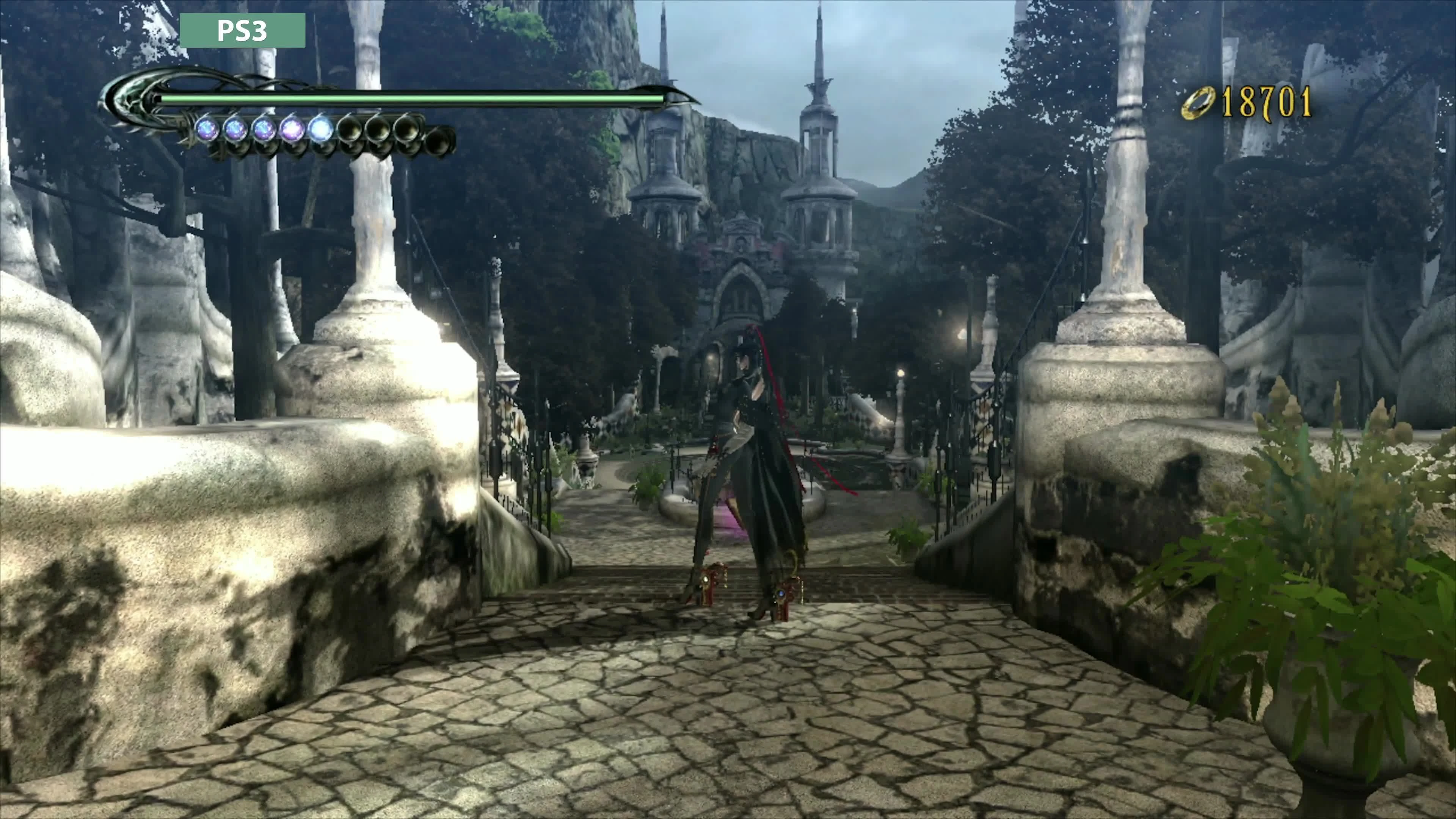 Bayonetta - Сравнение PC 4K vs. PS3 vs. PC 1080p (Candyland)