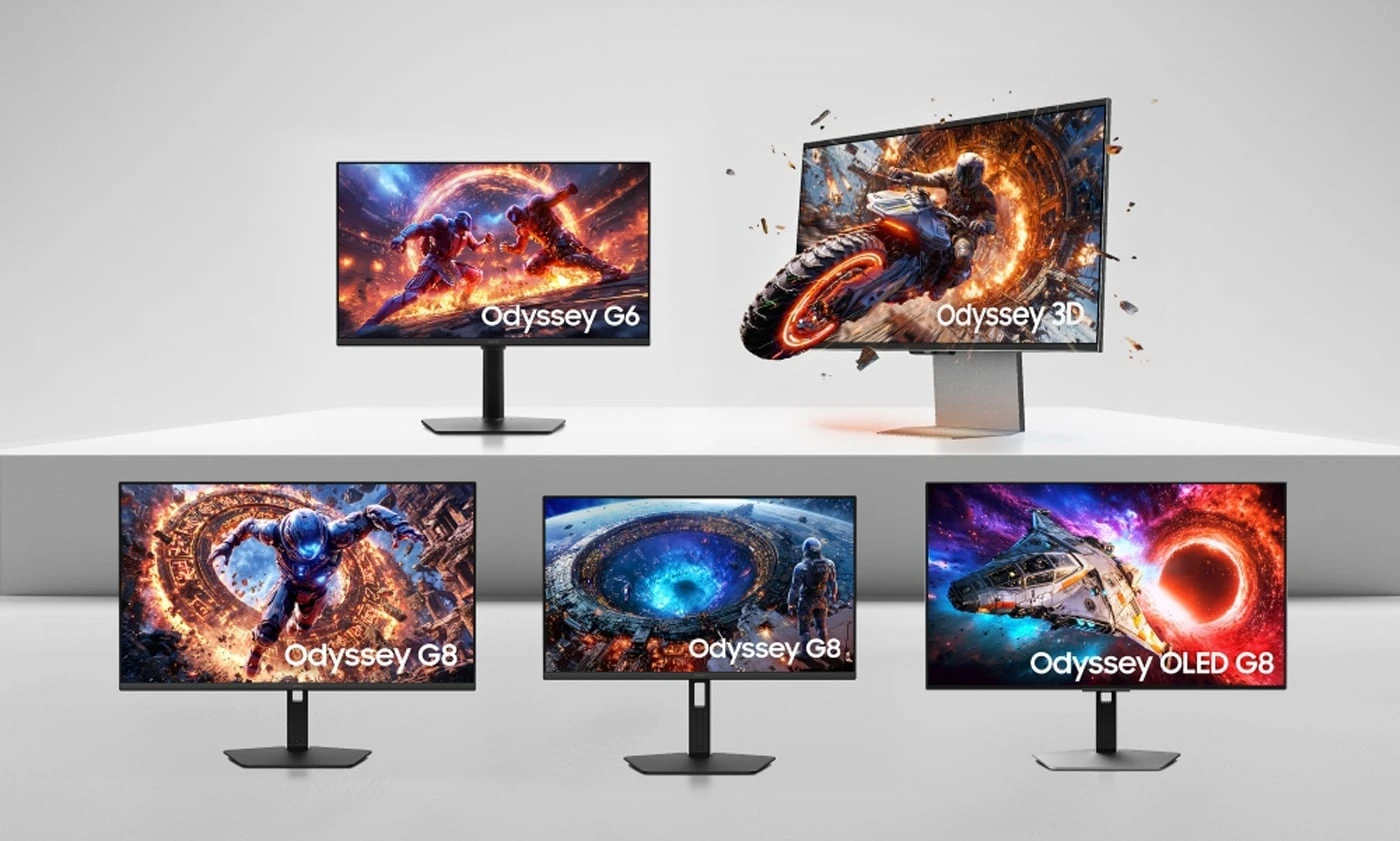 Samsung готовит 32-дюймовый монитор Odyssey 3D 6K и 27-дюймовый монитор Odyssey G6 с частотой обновления 1040 Гц
