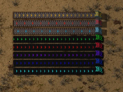 Factorio "UltimateBelts - Улучшенные конвееры"