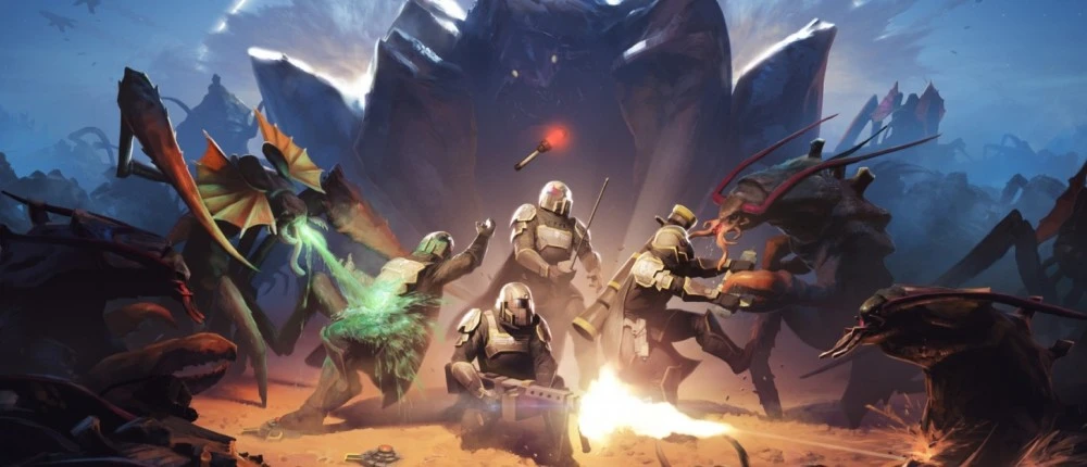 В Steam можно бесплатно поиграть в шутер с коопом Helldivers