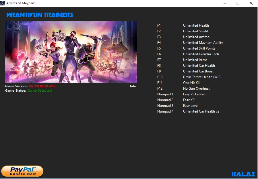 Agents of Mayhem: Трейнер/Trainer (+16) [08.23.2017] {Kalas}