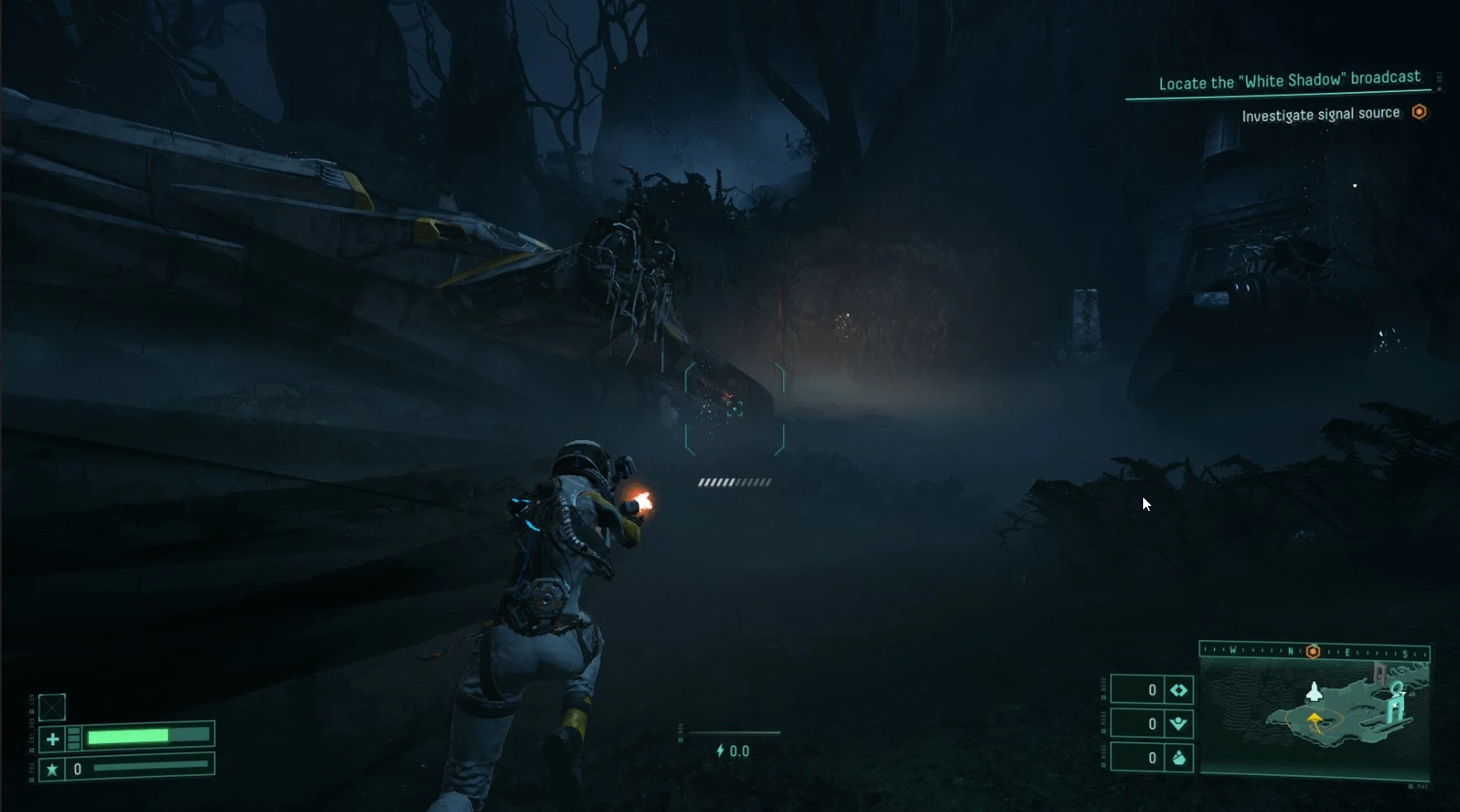 Returnal "Возможность стрелять во время рывка"