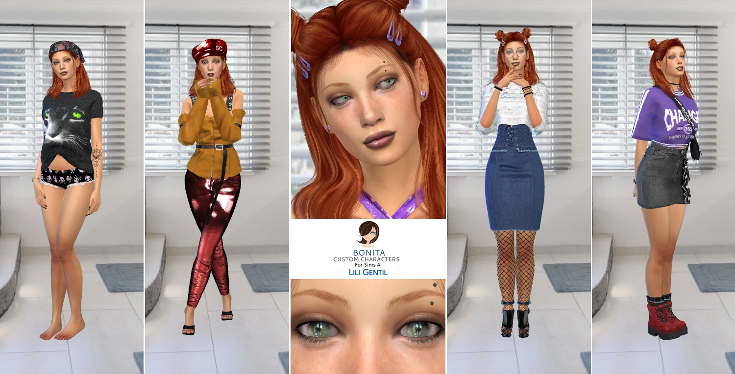 The Sims 4 "Персонаж - Лили Джентиль"