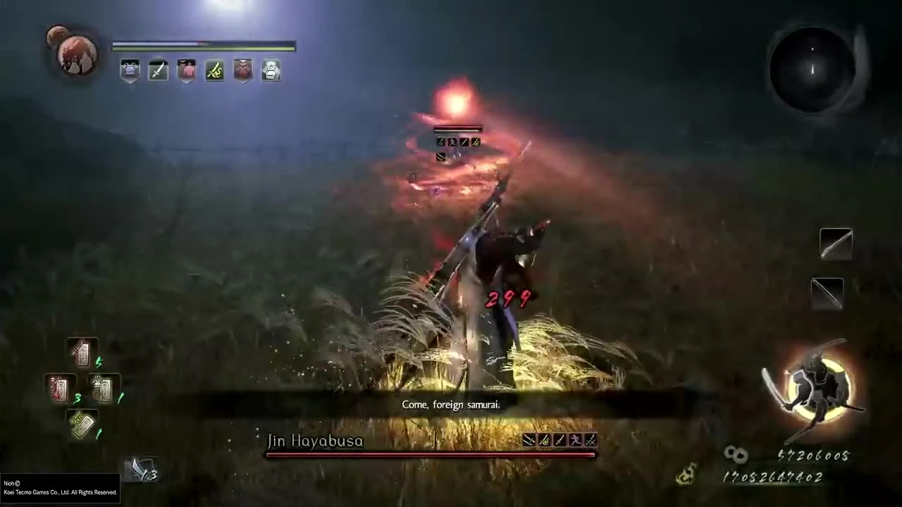 Nioh - Билд Kensei (Катана+Копье)