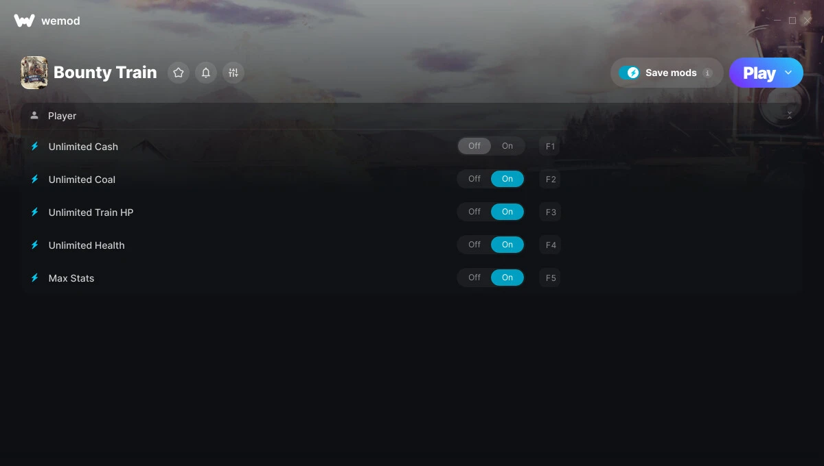 Bounty Train "Трейнер +5 от WeMod: Здоровье, деньги, уголь и пр "