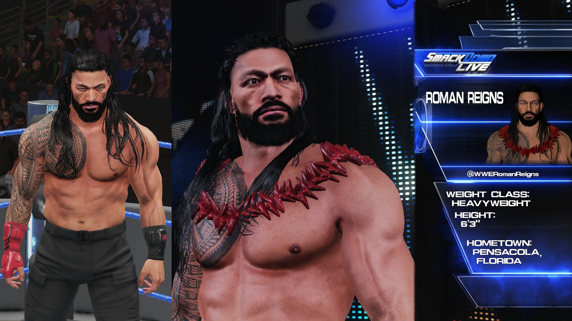 WWE 2K19 "Роман Рейнс Рестлмания 40 из WWE 2K24"