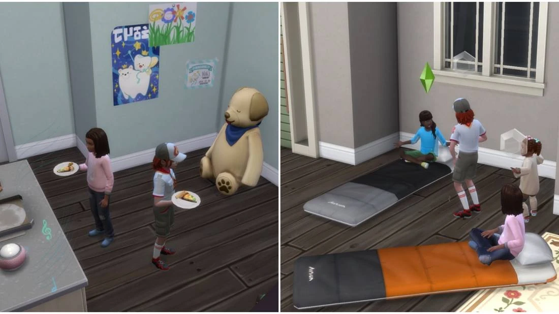 The Sims 4: как провести пижамную вечеринку