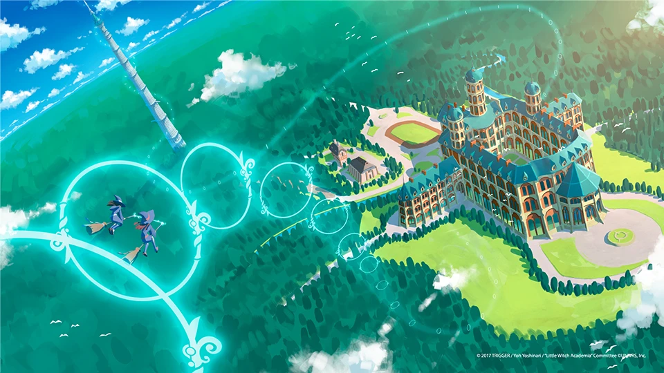 На кикстартер вышла Little Witch Academia: VR Broom Racing