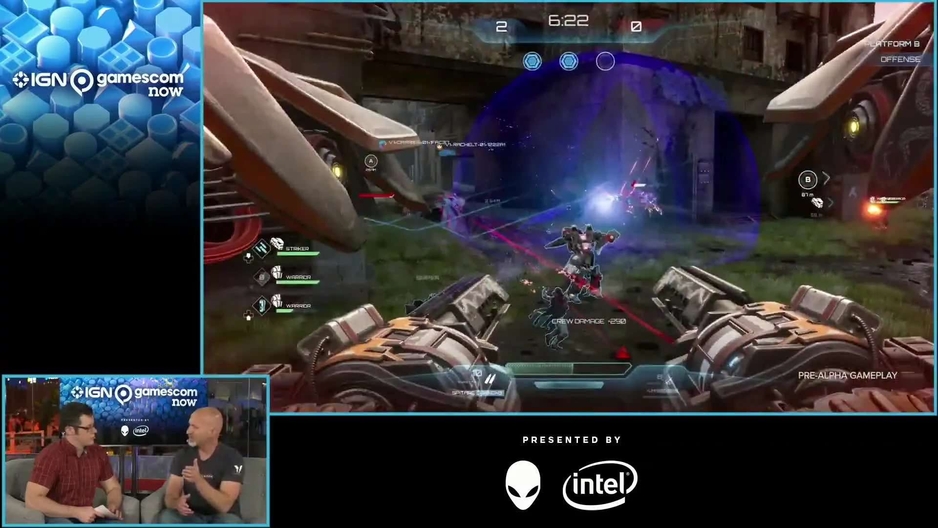 15 минут геймплея Disintegration