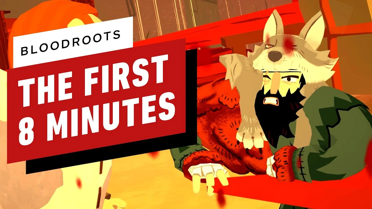 Первые 8 минут кровавого экшена Bloodroots