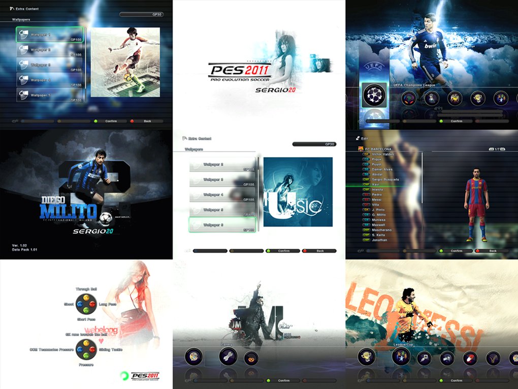 PES 2011 "Menu By Sergio20"