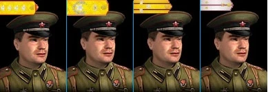 В тылу врага 2: Лис Пустыни "Мини пак портретов советских офицеров (ранги)"