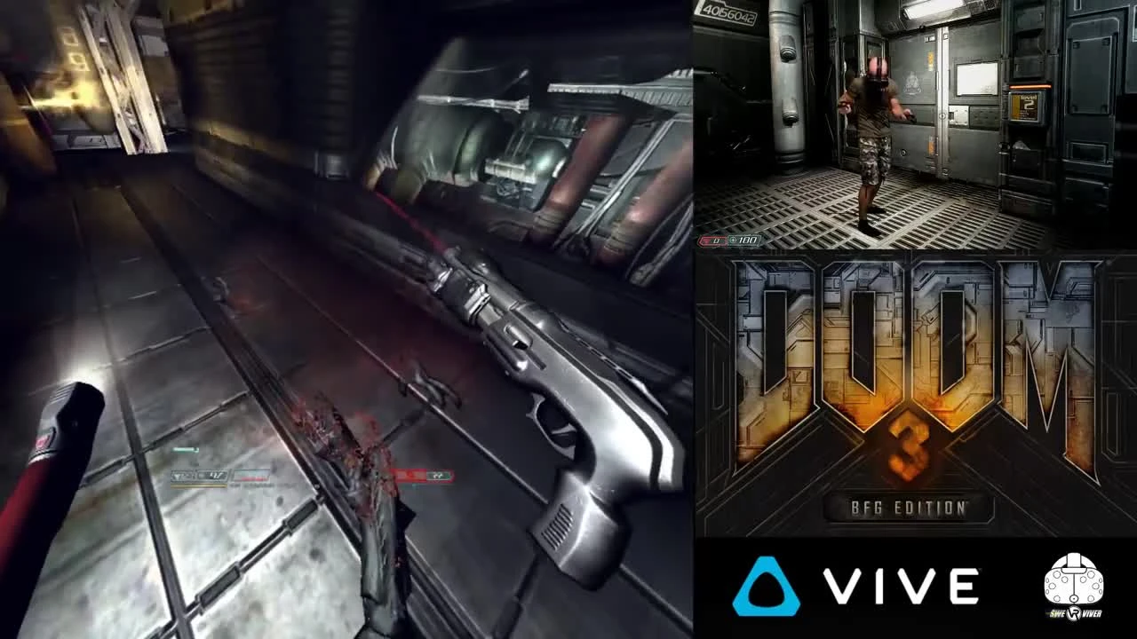 Мод добавляет в Doom 3: BFG Edition поддержку HTC Vive