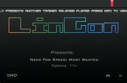 Need for Speed - Most Wanted (2012): Трейнер/Trainer (+11) [1.0] {LinGon}