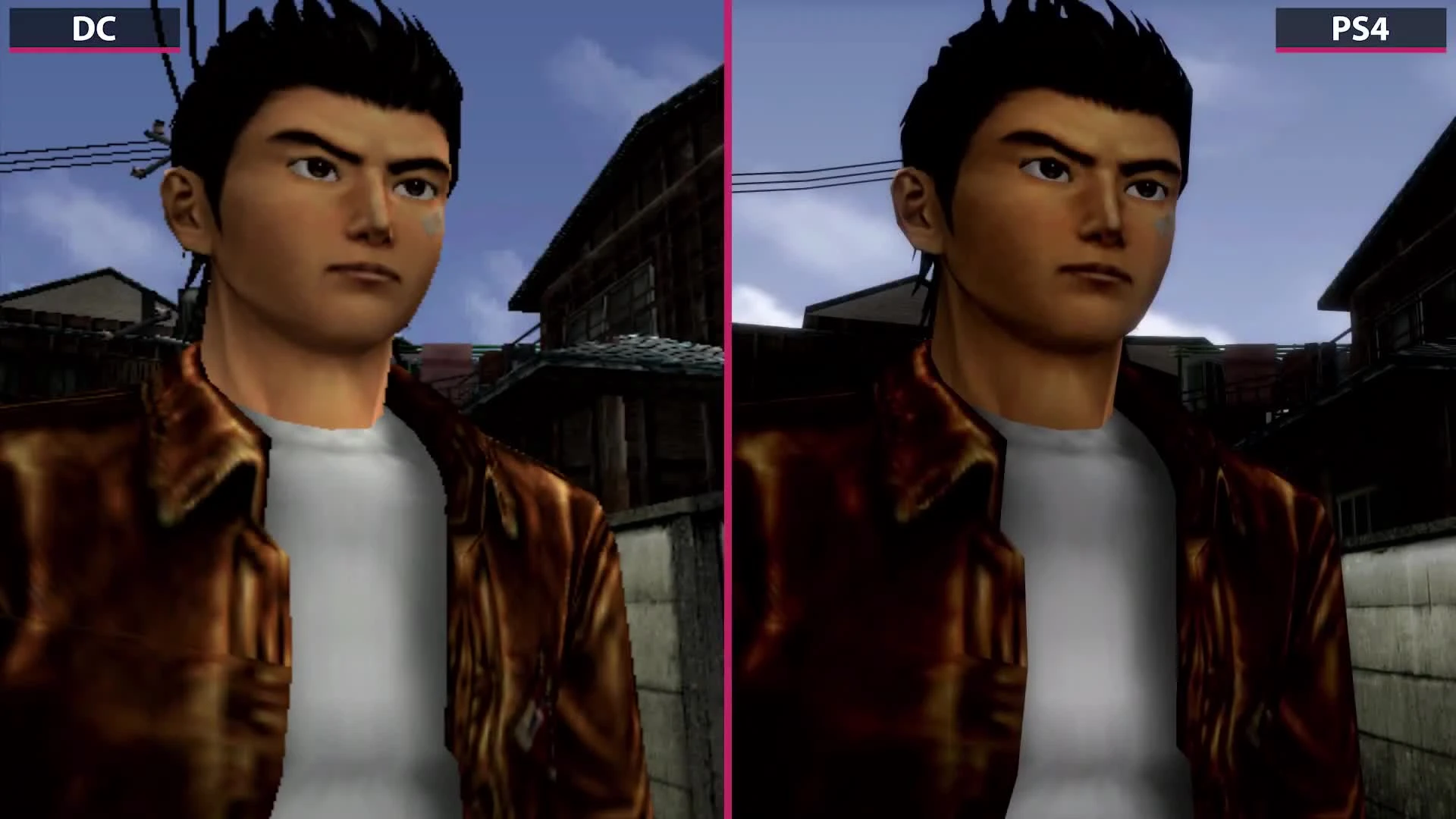 Shenmue - Dreamcast (1999) vs. PS4 HD-Port (2018) сравнение графики