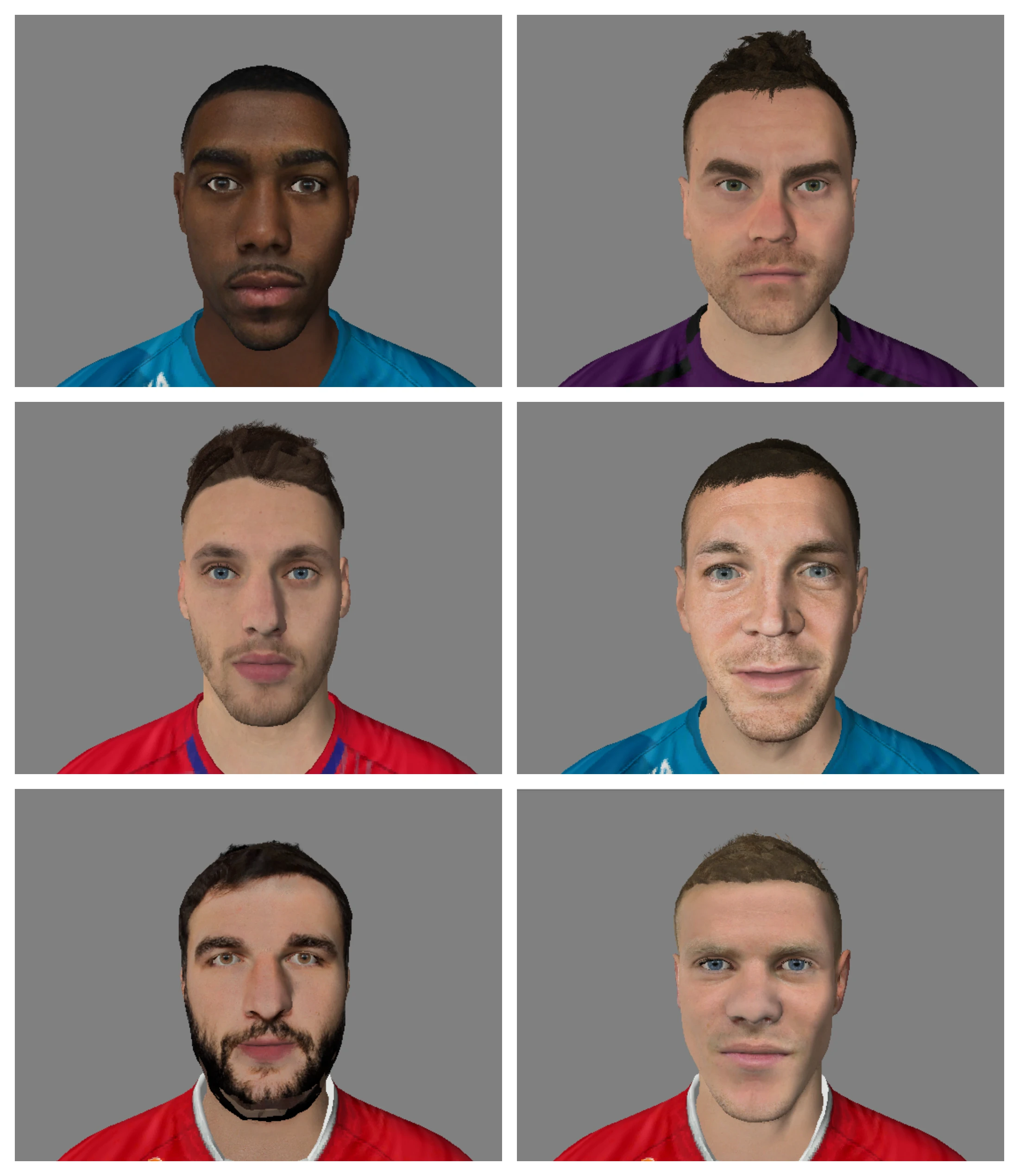 FIFA 14 "Большой сборник лиц футболистов Российской премьер-лиги"