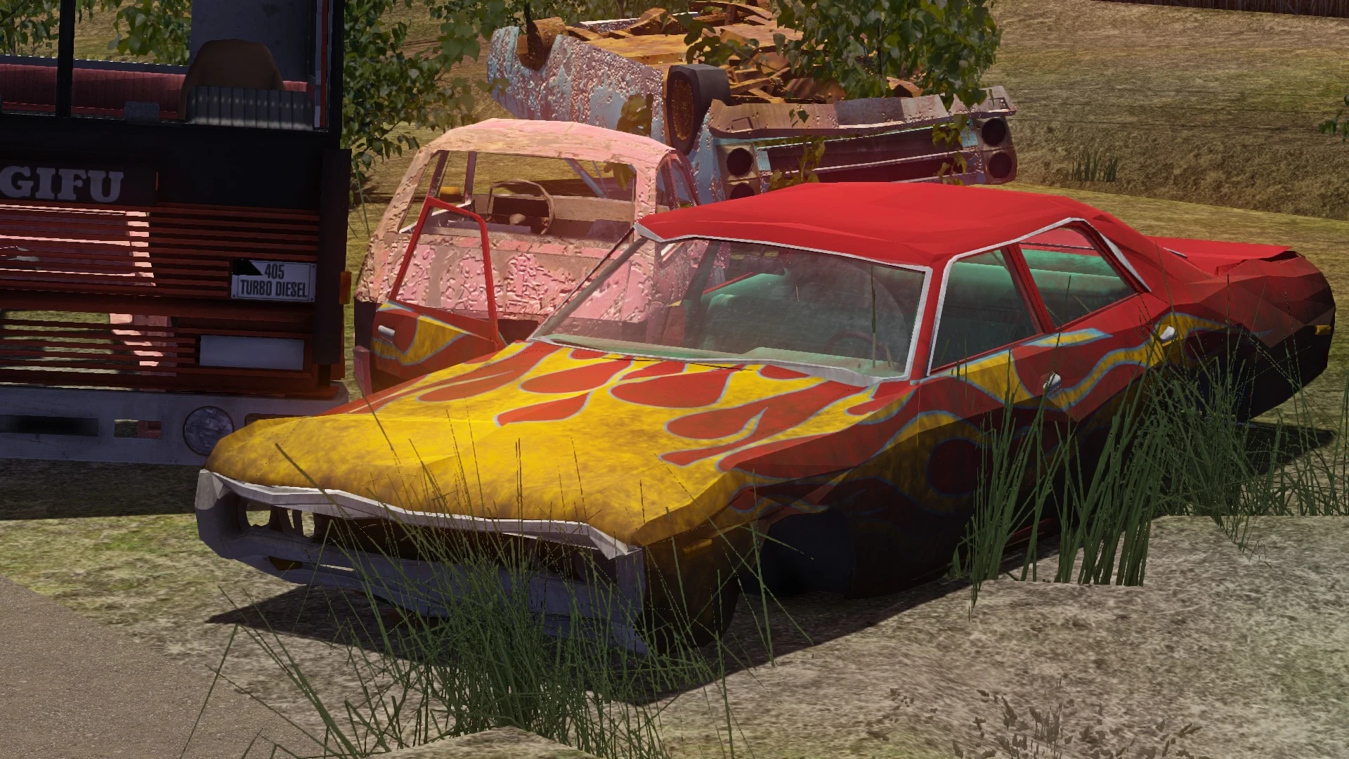 My Summer Car "Больше брошенных машин - more abandoned cars"