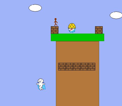 Скриншоты мода на syobon no action "Приключения какашки"