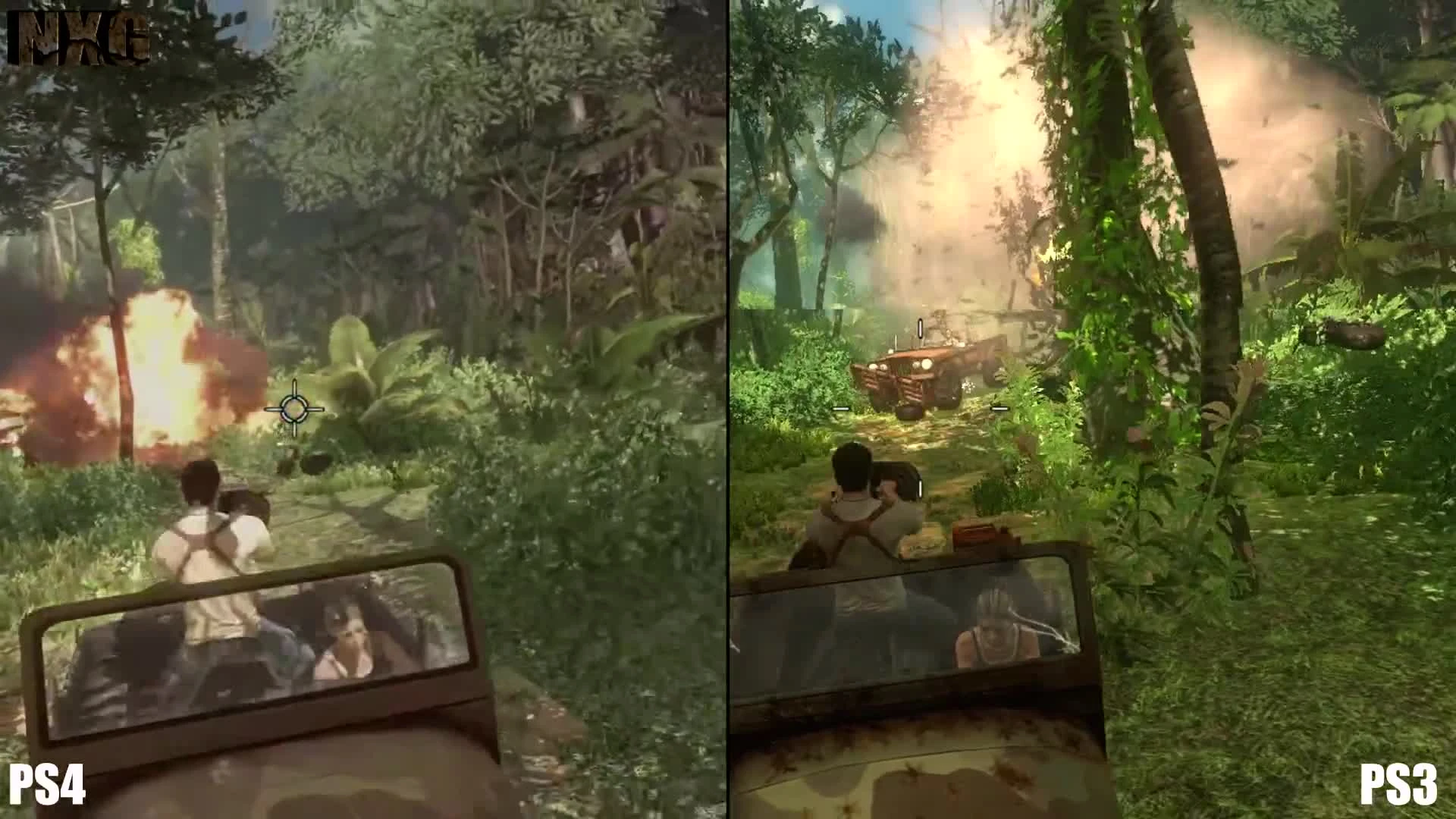 Uncharted: Drake Fortune HD "Сравнение PS4 версии с оригиналом PS3"